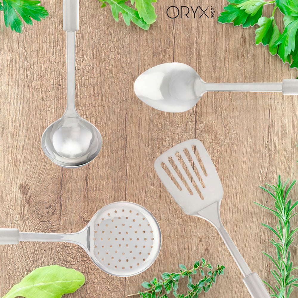 Stainless steel kitchen ladle 9x33.5 (h) cm