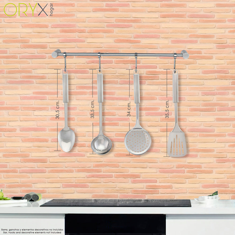 Kitchen skimmer stainless steel 34x11.5 (h) cm