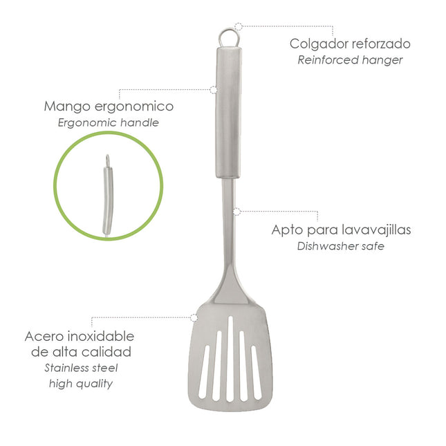 Rasera cocina acero inoxidable 7,5 x 35,5 (alt.) cm