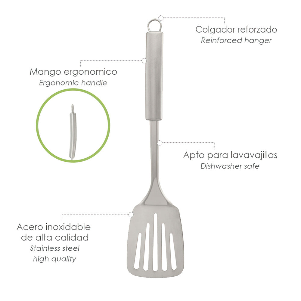 Raspador de cozinha em aço inoxidável 7,5 x 35,5 (altura) cm