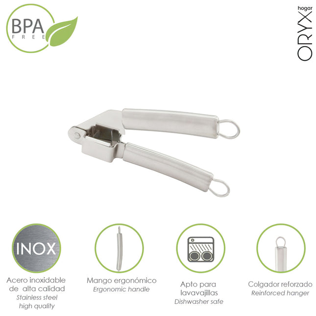 Triturador ajos acero inoxidable 5 x 18 (alt)  cm