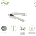 Stainless steel garlic press 5 x 18 (H) cm