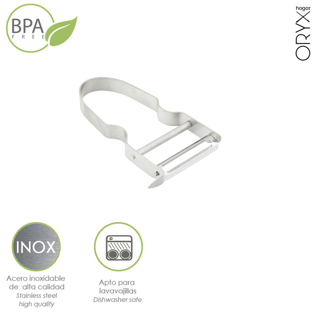 Pelapatatas acero inox 5 x 10,6 (alt.) cm