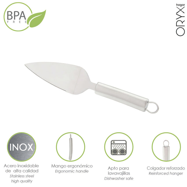 Espatula para tartas acero inoxidable 5,5 x 26,5 (alt.) cm