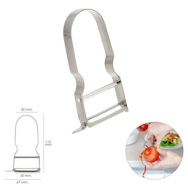 Pelador de tomates acero inoxidable 6,7 x 11cm