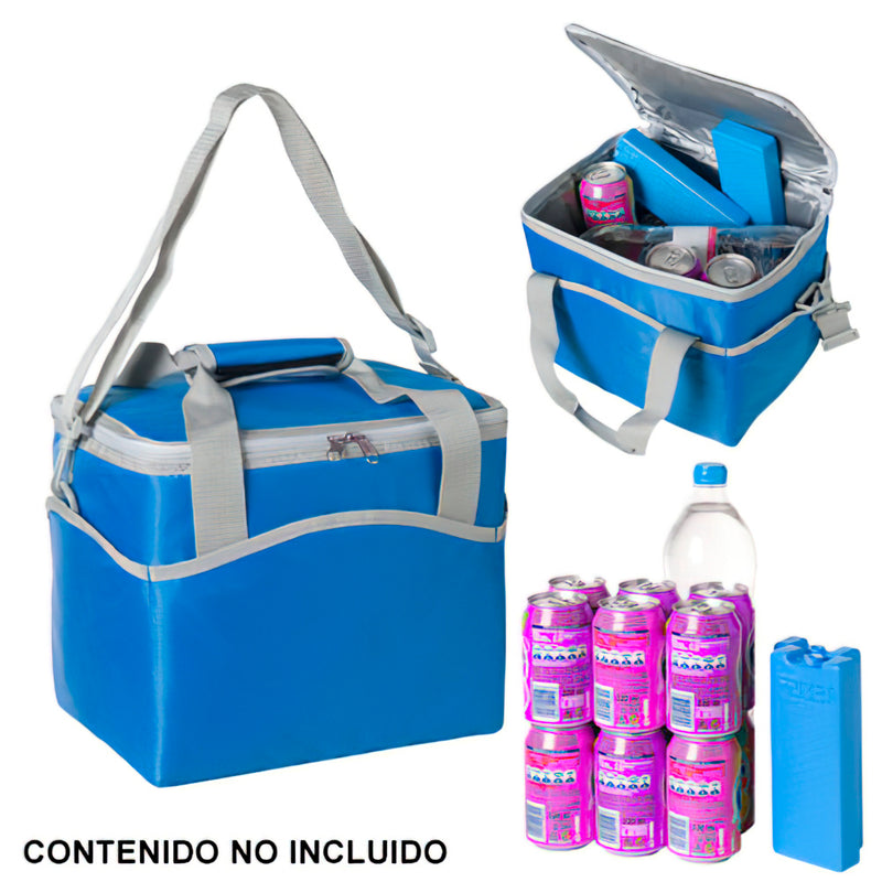 Nevera bolsa termica 20 litros azul