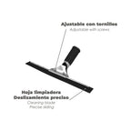 Professional stainless steel window squeegee 30 cm