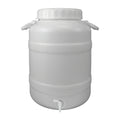 Bidón garrafa plástico. alimentario con grifo y boca ancha 30 lt.