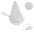 Passador de tecido de flanela com armação de plástico ø 14 cm com 2 ganchos
