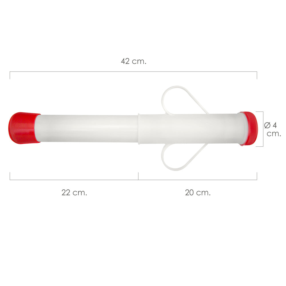 Plastic churro maker/decorating gun (2 nozzles)