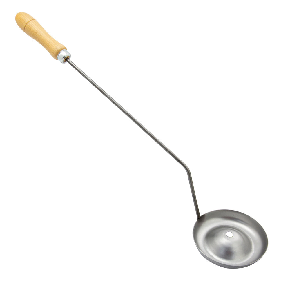 Frying mold for fritters, wooden handle