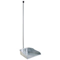 Galvanized dustpan with 75 cm handle