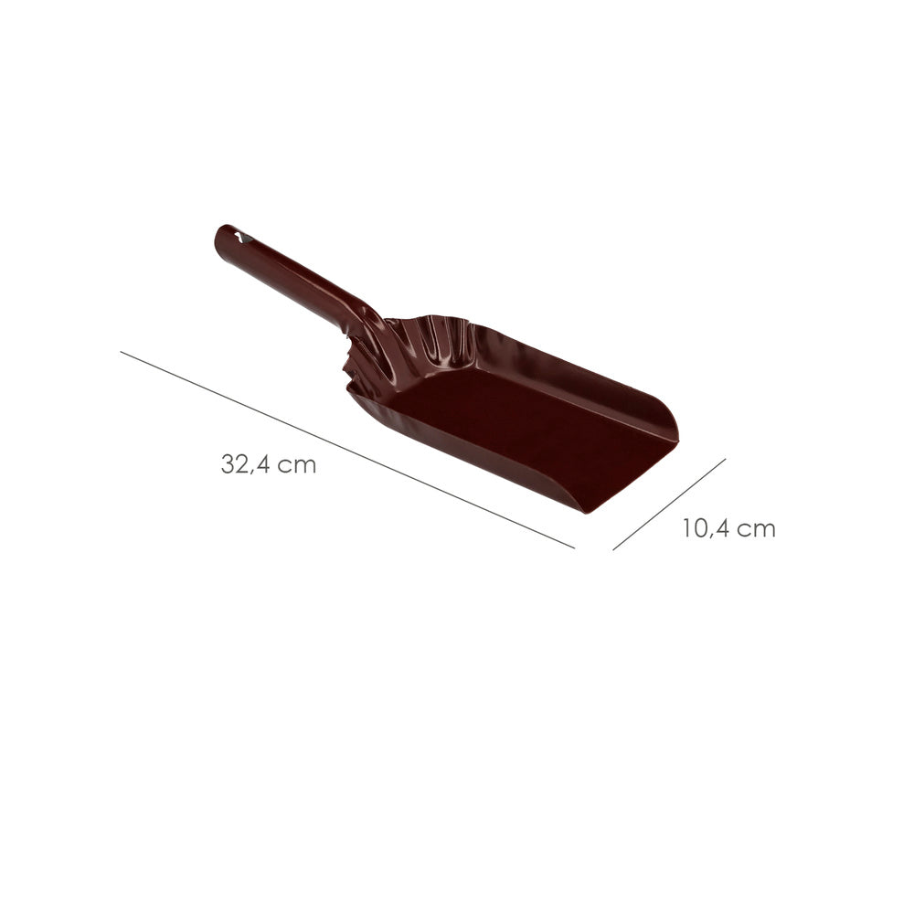 Iron dustpan with handle 190 x 330 cm