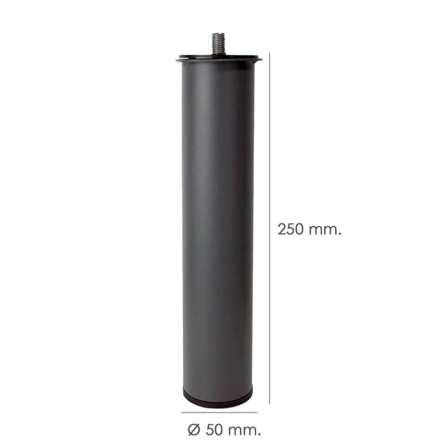 Juego patas somier redondas (4 unidades) ø 5 x 25cm