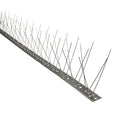 Pincho anti palomas / pájaros 1 metro inoxidable pincho doble 80 pinchos. Adaptable a varias posiciones