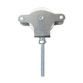 Wolfpack galvanized clothesline pulley 60 mm plastic sheave with screw