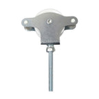 Wolfpack galvanized clothesline pulley 60 mm plastic sheave with screw