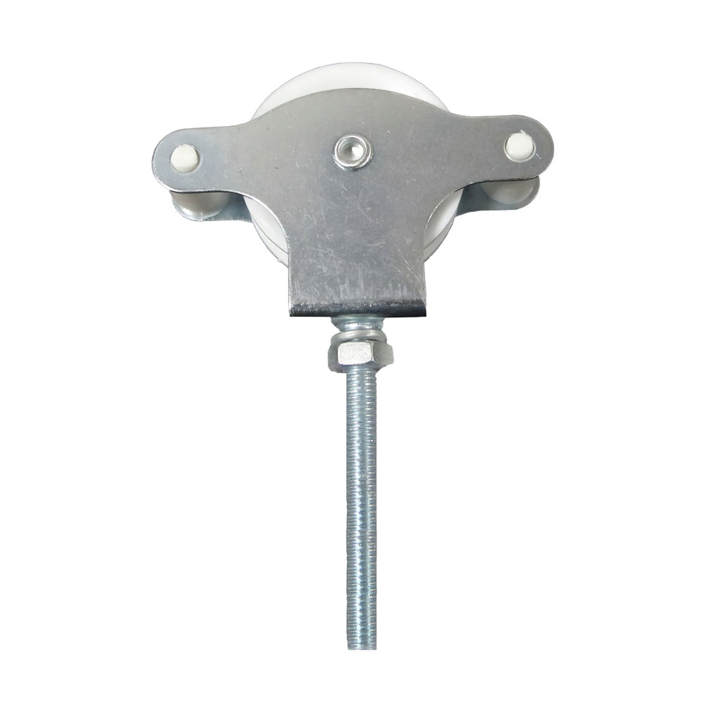 Wolfpack galvanized clothesline pulley 60 mm plastic sheave with screw