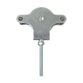Wolfpack galvanized clothesline pulley 60 mm metal sheave with screw