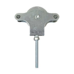 Wolfpack galvanized clothesline pulley 60 mm metal sheave with screw
