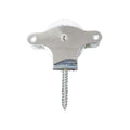 Wolfpack stainless steel clothesline pulley 40 mm / metal sheave with screw eye