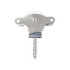 Wolfpack stainless steel clothesline pulley 40 mm / metal sheave with screw eye