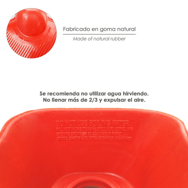 Bolsa agua caliente 1,75 litros polar colores surtidos