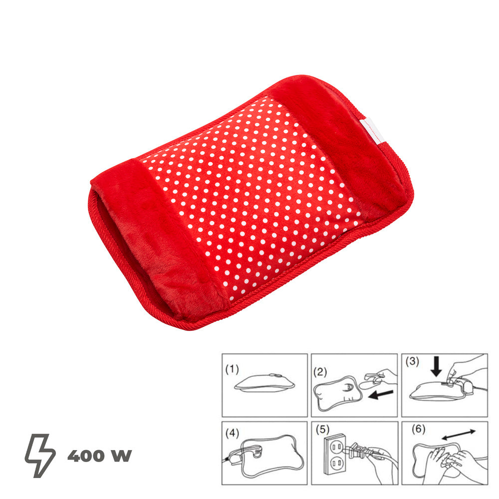 Rechargeable electric hot water bottle