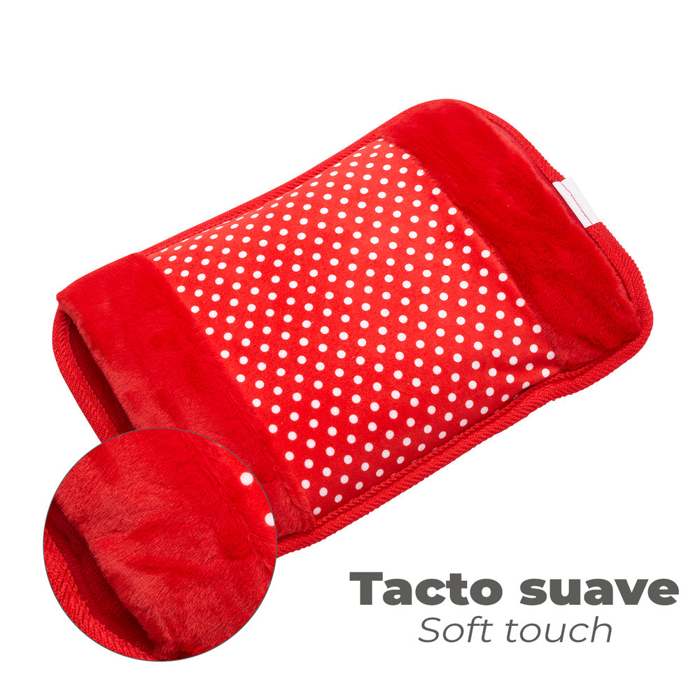 Rechargeable electric hot water bottle