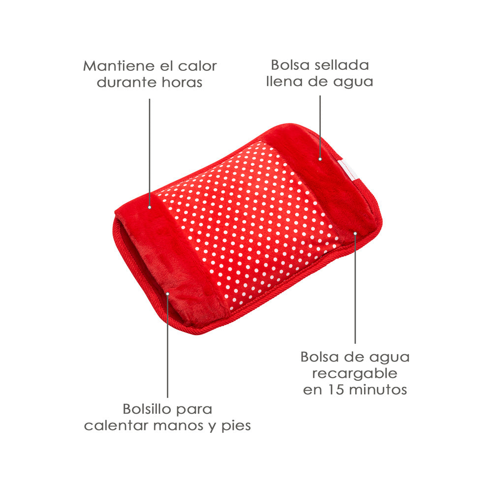 Rechargeable electric hot water bottle