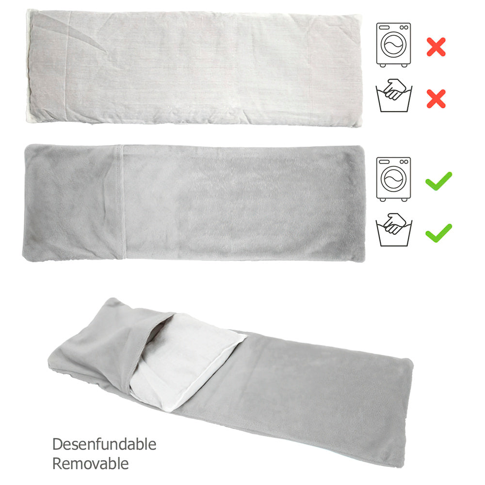 Saco para sementes próprio para micro-ondas com tampa amovível, 45 x 15 cm