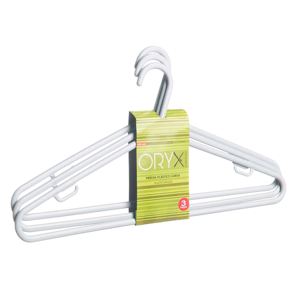 Plastic shirt hangers 410 mm (3-pack)