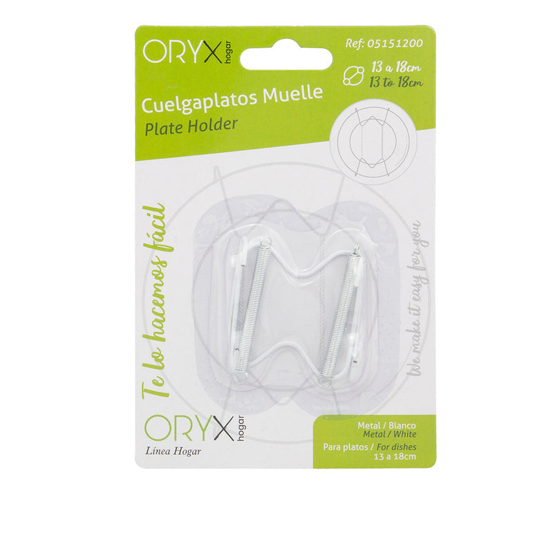 Cuelgaplatos muelle para platos de ø 13 a 18 cm