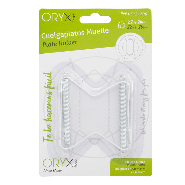 Cuelgaplatos muelle para platos de ø 22 a 26 cm