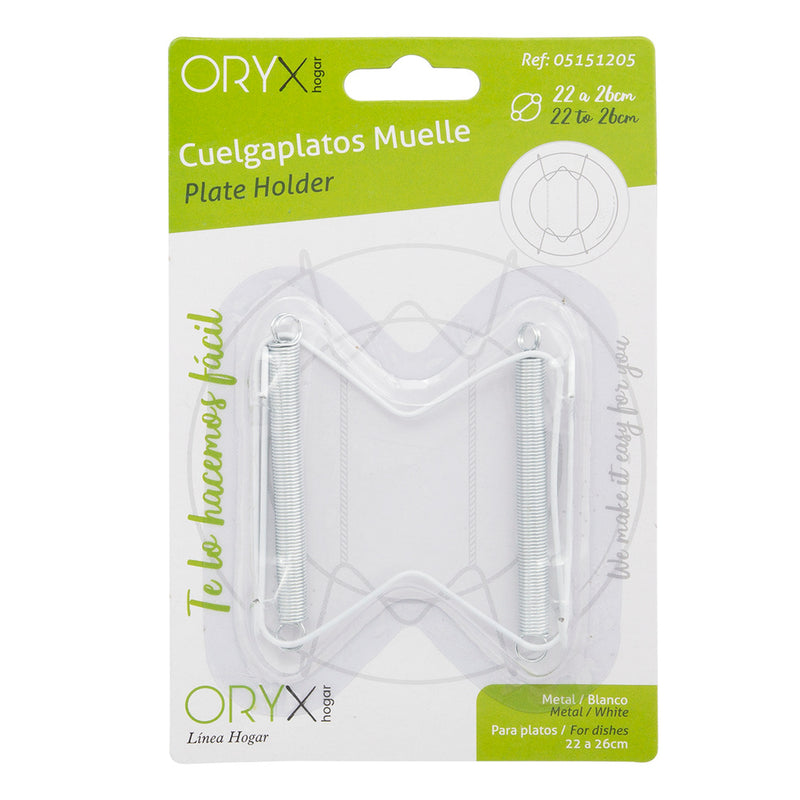 Cuelgaplatos muelle para platos de ø 22 a 26 cm