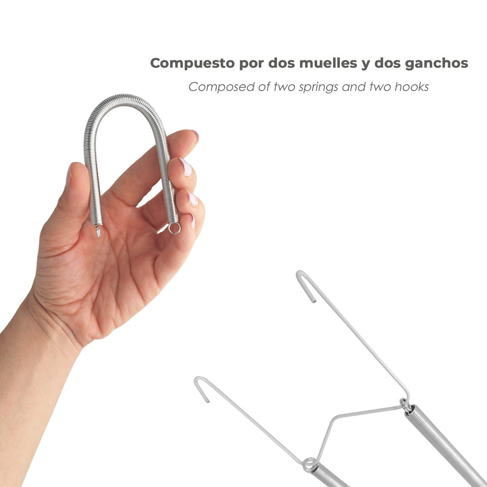 Spring plate hanger for plates from ø 29 to 32 cm