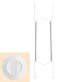 Spring plate hanger for plates from ø 29 to 32 cm