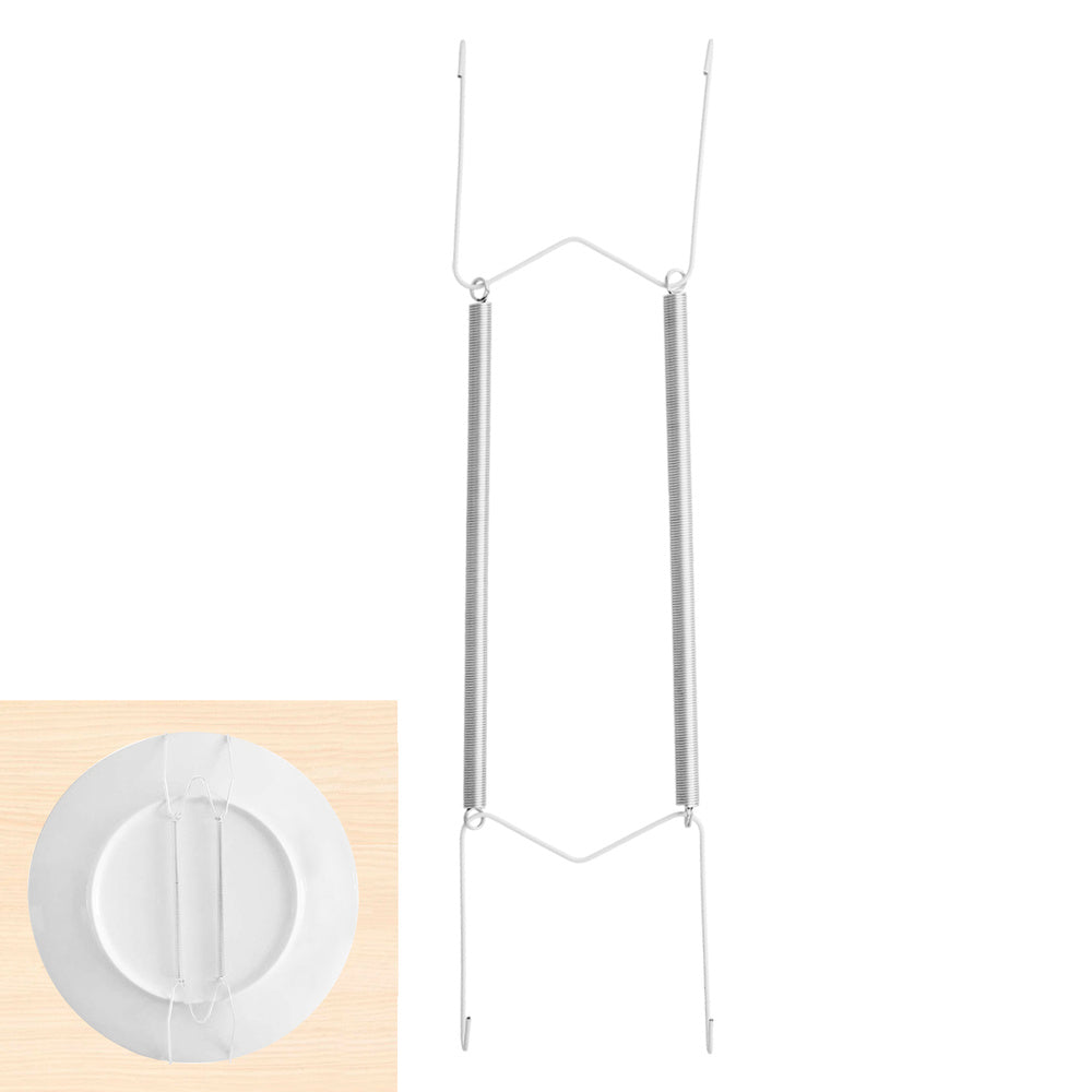 Spring plate hanger for plates from ø 29 to 32 cm