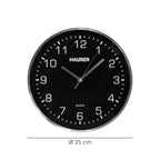 Reloj de pared ø 25 cm negro