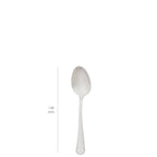 Coffee and dessert spoon Valencia 138 mm box of 12 units