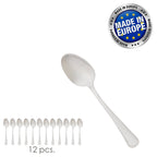 Coffee and dessert spoon Valencia 138 mm box of 12 units