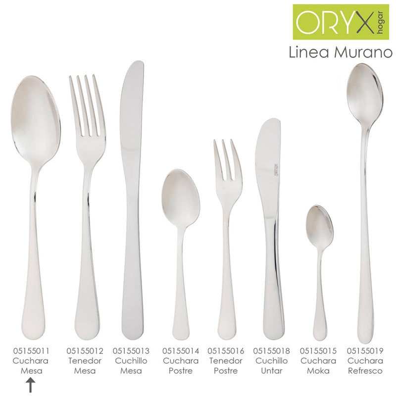 Cuchara mesa murano 199 mm.caja 12 unidades