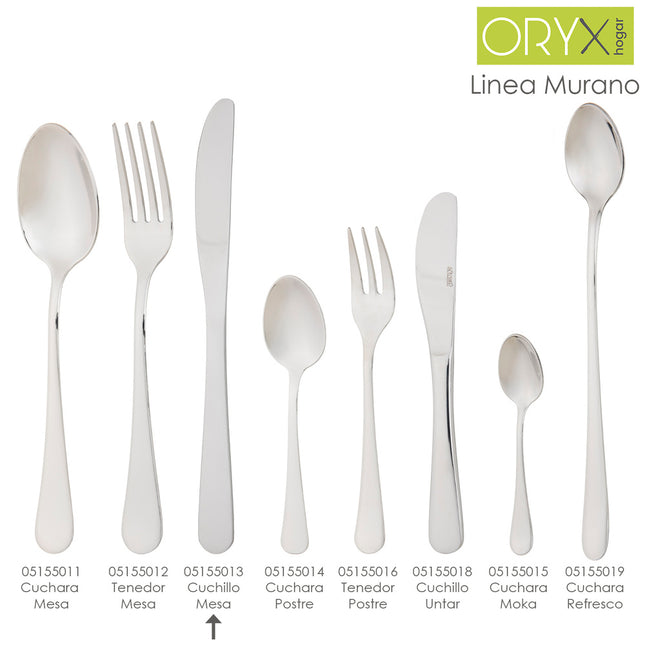 Cuchillo mesa murano 211 mm.caja 12 unidades