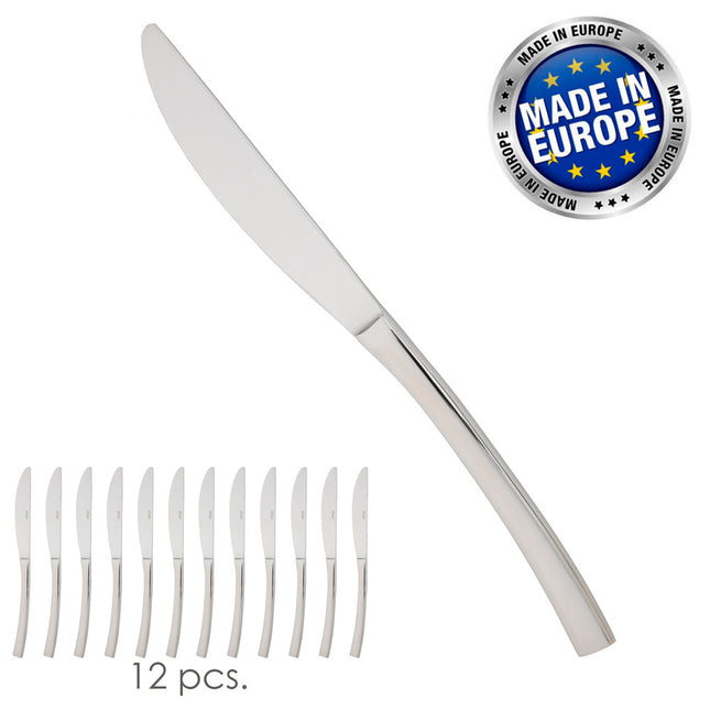 Cuchillo mesa mirage 213 mm.caja 12 unidades