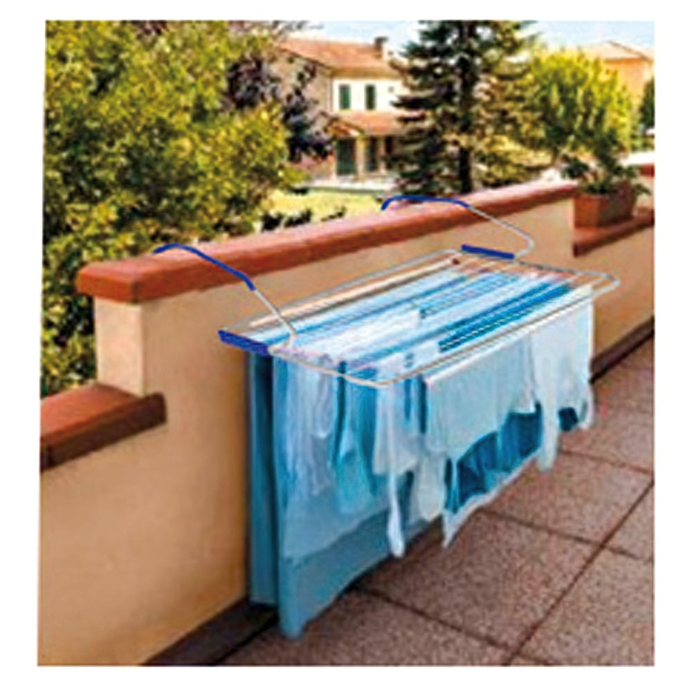 Oryx balcony clothesline white steel 105x55cm