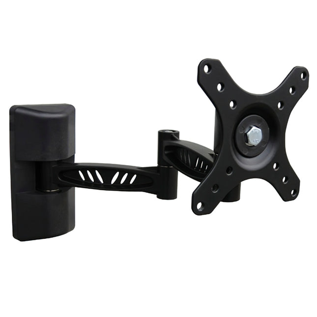 Soporte tv metalizado articulado negro 12 a 30 " maximo 30 kg