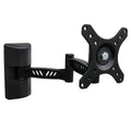 Soporte tv metalizado articulado negro 12 a 30 " máximo 30 kg.