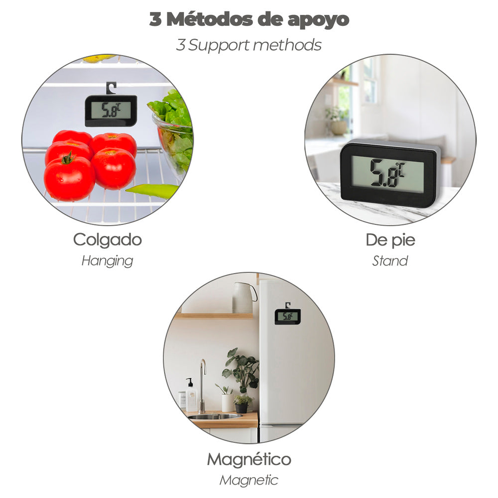 Waterproof Refrigerator Freezer Thermometer