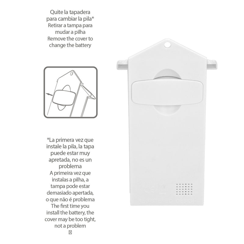 Termometro digital interiores / exteriores con indicador de temperatura maxima y minima