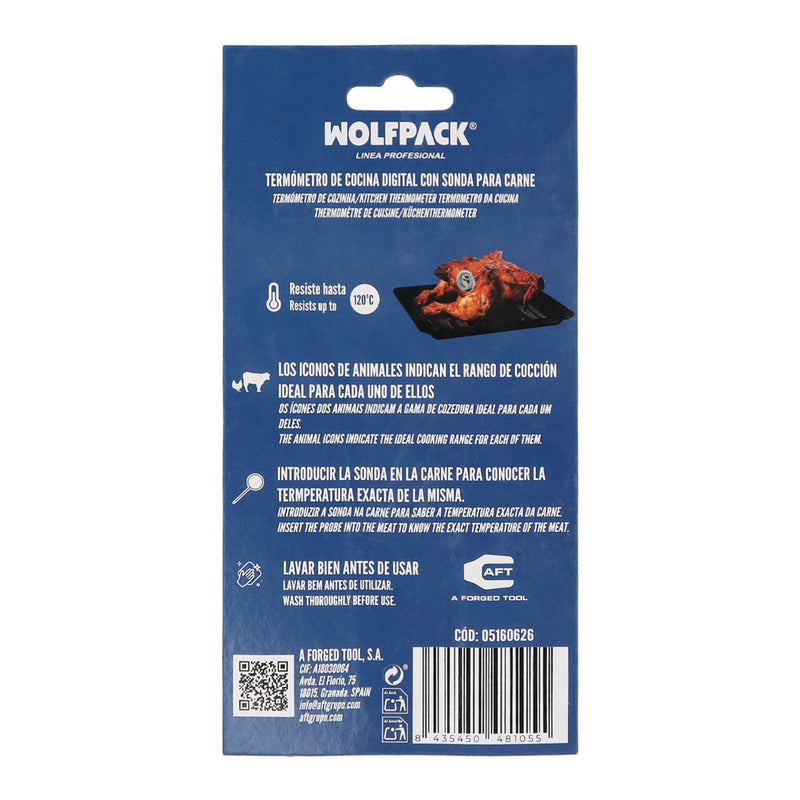 Termometro oryx cocina para carne con sonda